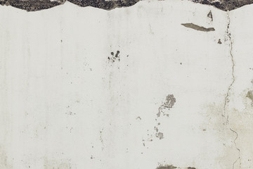 Cracked, dirty and smooth concrete wall texture background