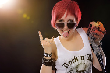 Rockmusikerin