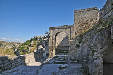 Fototapeta na wymiar I Sassi di Matera - Sasso Caveoso, Basilicata