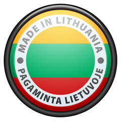 Made in Lithuania (non-English text - Made in Lithuania)