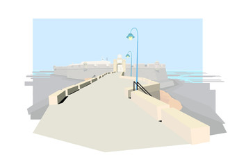 El Castillo de San Fernando está considerado como la Fortaleza abaluartada más grande de Europa y declarado Bien de Interés Cultural de Cádiz. © carlosgizmo