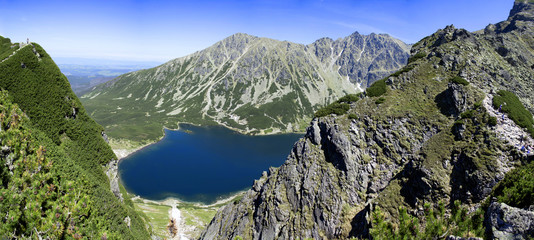 Fototapeta na wymiar Czarny Staw Gąsienicowy w Tatrach