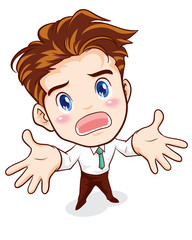 office man surrender action