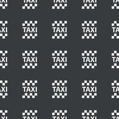 Straight black taxi pattern