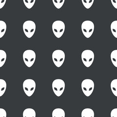 Straight black alien pattern