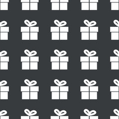 Straight black gift pattern
