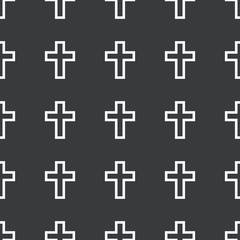 Fototapeta na wymiar Straight black cross pattern