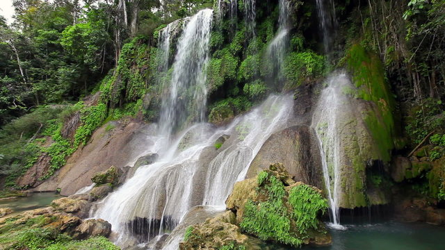 Soroa waterfall, Pinar del Rio, Cuba. 