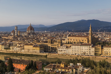 Fototapeta premium View of the Arno River