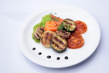Appetizing grilled vegetable