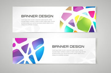 Vector banner infographic template. Processes presentation and