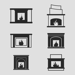 Fireplaces Icons