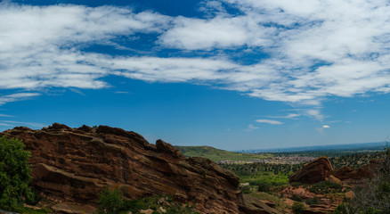 Denver Skyline to Red Rocks