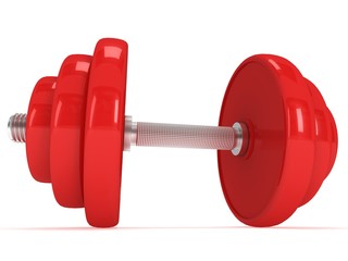Red Dumbbell