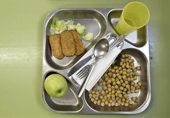 Fotobehang Assortiment comida escolar  © zix777