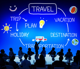 Travel Destination Holiday Vacation Journey Concept