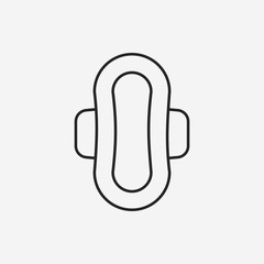 sanitary pad line icon