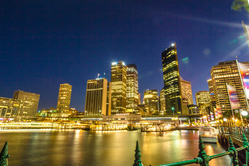 Fototapeta na wymiar Sydney Skyline by night