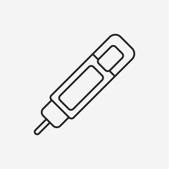 Correction Fluid line icon