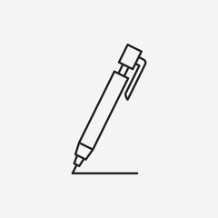 pen pencil line icon