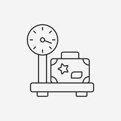 luggage line icon