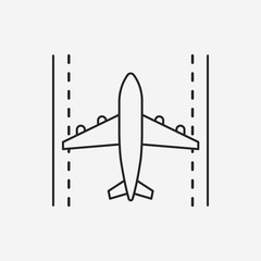 airplane line icon