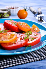 Salad of tomatoes
