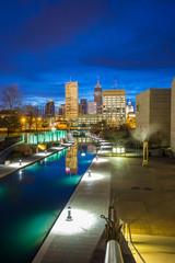 Obraz premium Downtown Indianapolis skyline