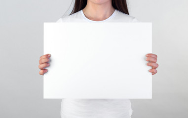 Blank poster