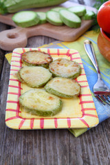 Fried zucchini