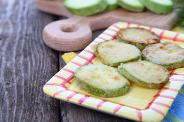 Fried zucchini