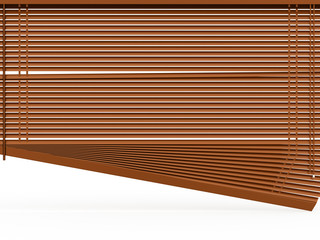 Blinds rendered on white