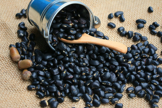 heap black beans