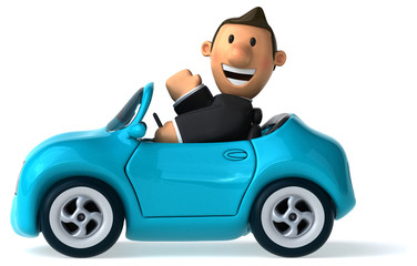 Fototapeta premium Fun car