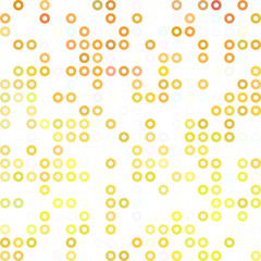 Yellow Donuts Background, Creative Design Templates