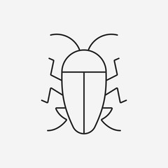 insect line icon