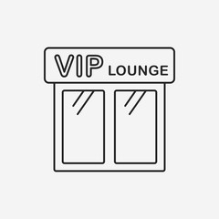 airport vip line icon