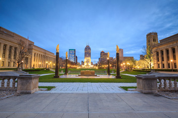 Fototapeta premium Downtown Indianapolis skyline