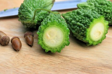 Fresh vegetable bitter melon