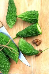Fresh vegetable bitter melon