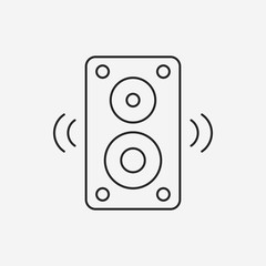 stereo line icon