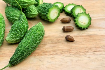 Fresh vegetable bitter melon