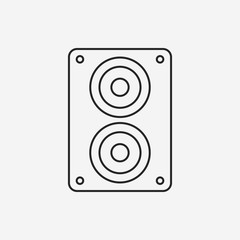 stereo line icon