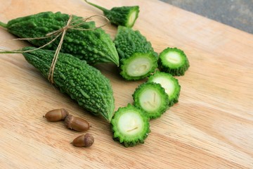 Fresh vegetable bitter melon