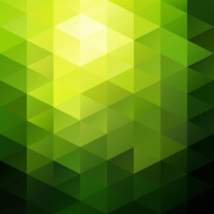 Obraz premium Green Grid Mosaic Background, Creative Design Templates