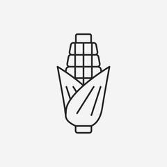 corn line icon