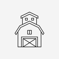 barn line icon