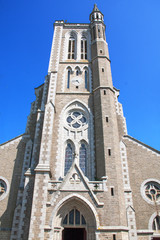 Fototapeta na wymiar Eglise saint Méen de Cancale, Ile et Vilaine, Bretagne, France