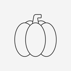 vegetables line icon