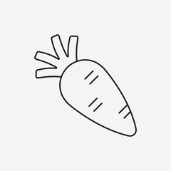 vegetables line icon